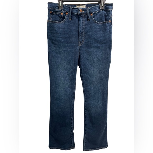 Madewell Denim - Madewell Skinny Flare Dark Washed Blue Jeans Women’s Size 30